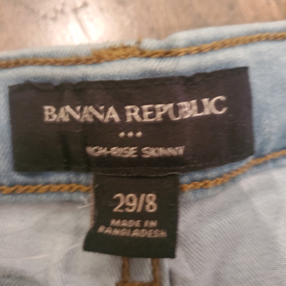 Banana Republic high rise skinny jeans - Picture 3 of 4